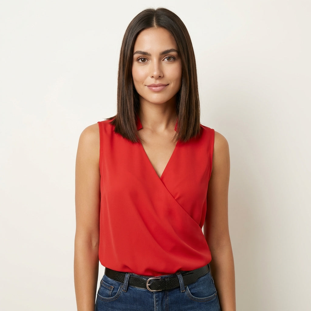 Top Verano Cuello V