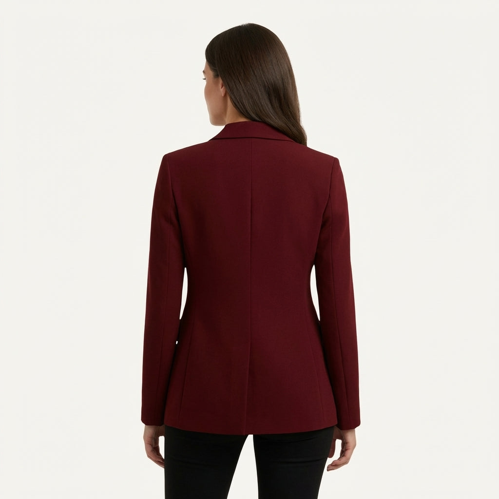 Blazer clásico entallado para mujer