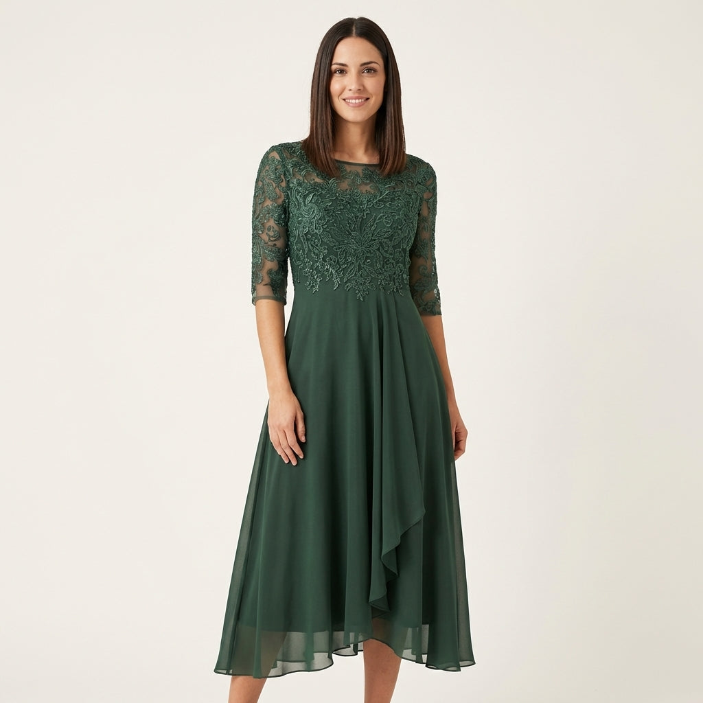 Vestido Encaje Elegante